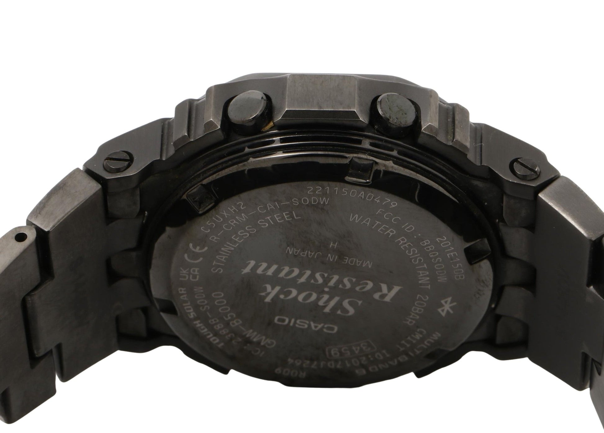 CASIO カシオ 時計 GSHOCK FULL METAL 5000 SERIES GMWB5000MB1JF ブラック ステンレススチール メンズ デジタル