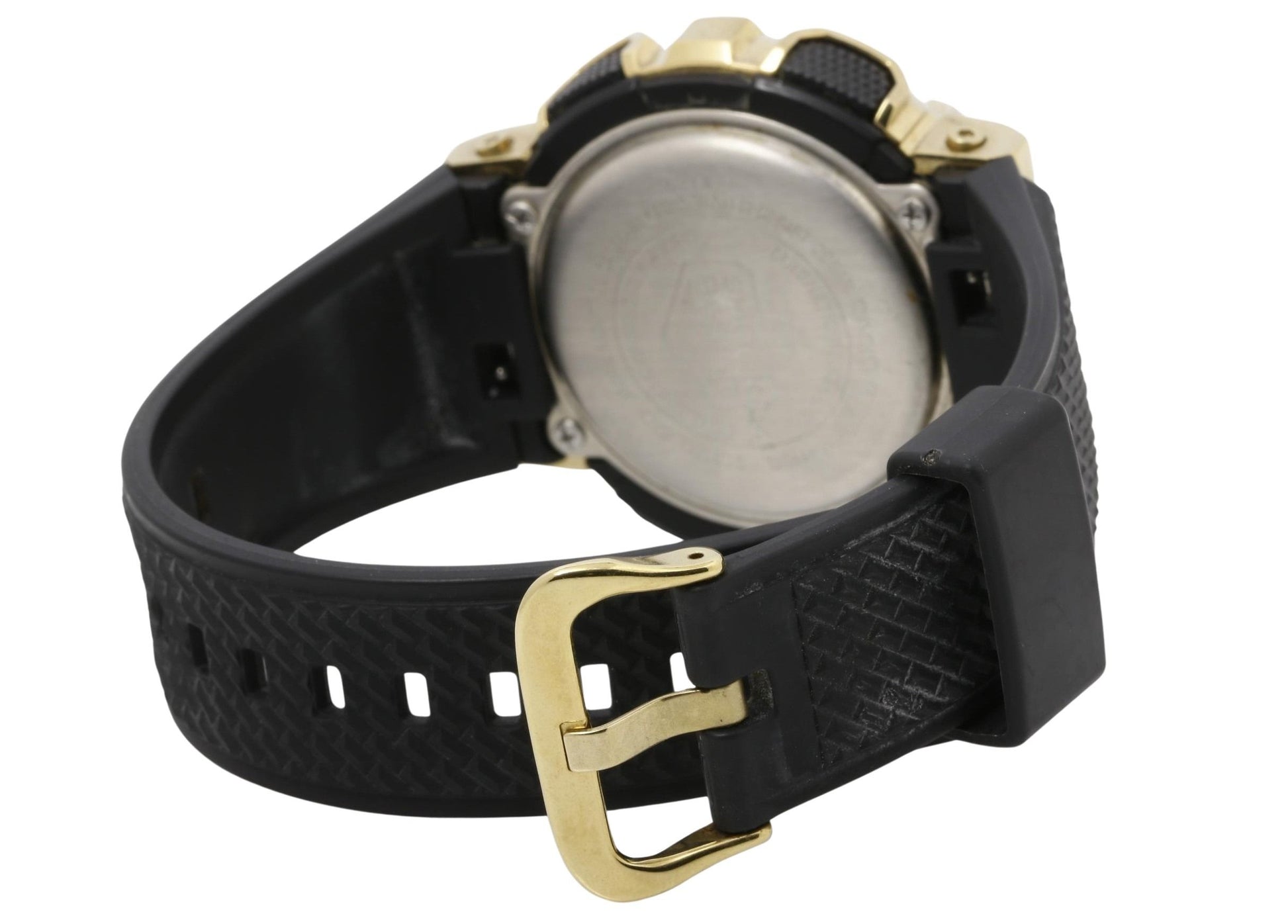 CASIO カシオ 時計 GSHOCK ANALOGDIGITAL 110 SERIES GM110G1A9JF ゴールド ブラック 樹脂／ステンレススチール メンズ アナデジ 美品