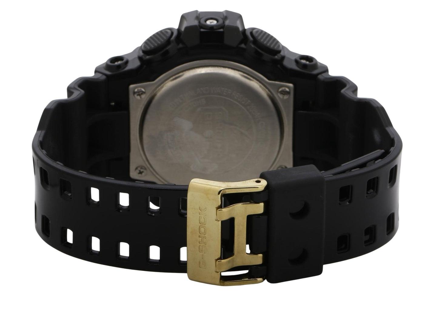 CASIO カシオ 時計 GSHOCK ANALOGDIGITAL GA700 SERIES GA710GB1AJF ゴールド ブラック 樹脂 メンズ アナデジ 美品