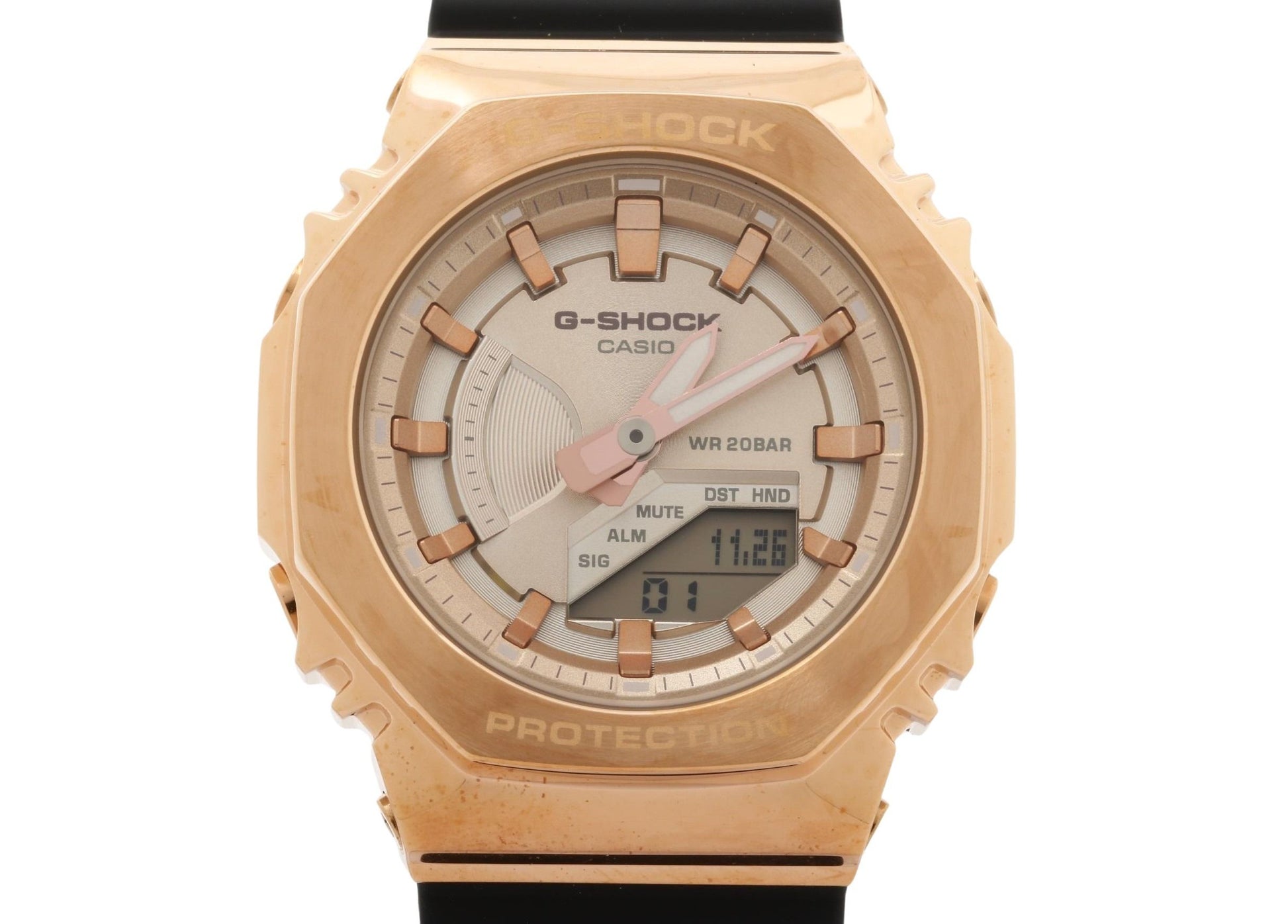 CASIO カシオ 時計 GSHOCK ANALOGDIGITAL WOMEN GMS2100PG1A4JF ピンクゴールド ブラック 樹脂／ステンレススチール レディース アナデジ 新品未使用展示品