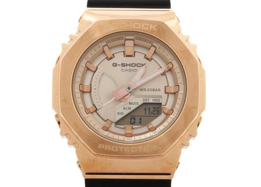 CASIO カシオ 時計 GSHOCK ANALOGDIGITAL WOMEN GMS2100PG1A4JF ピンクゴールド ブラック 樹脂／ステンレススチール レディース アナデジ 新品未使用展示品