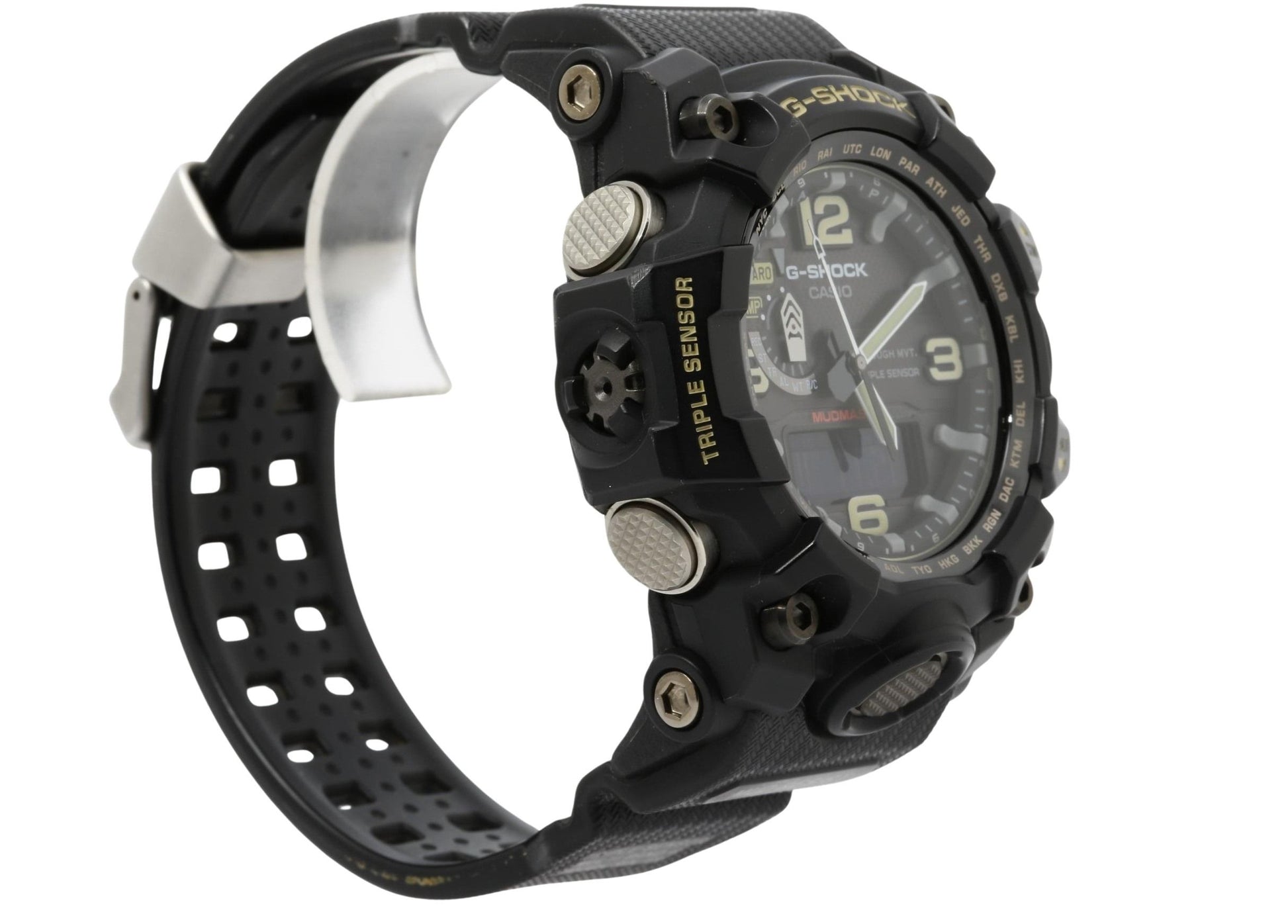 CASIO カシオ 時計 GSHOCK MASTER OF G LAND MUDMASTER GWG10001AJF ブラック 樹脂／ステンレススチール メンズ アナデジ 美品