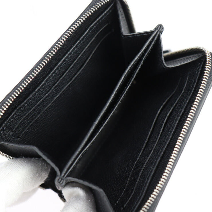 超美品 LOUIS VUITTON ルイ ヴィトン ジッピー コインパース モノグラム エキゾチック コインケース N97059 パイソン レザー ブラック シルバー ラウンドファスナー 小銭入れ ビトン
