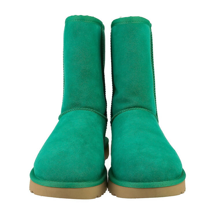 新品未使用展示品 UGG アグ ブーツ クラシック ショート II 1016223 グリーン スエード レディース ＃9 ショートブーツ ムートンブーツ 参考サイズ26cm
