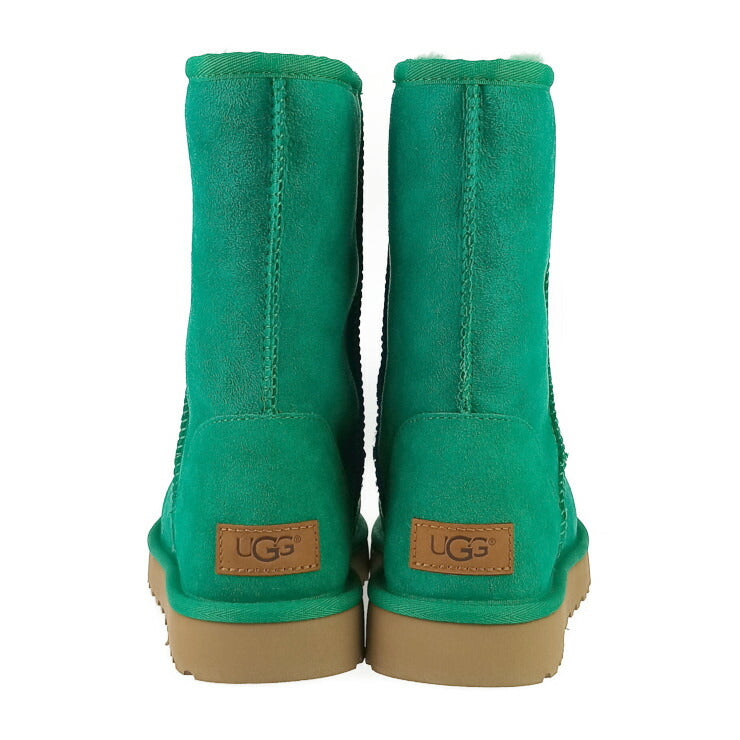 新品未使用展示品 UGG アグ ブーツ クラシック ショート II 1016223 グリーン スエード レディース ＃9 ショートブーツ ムートンブーツ 参考サイズ26cm