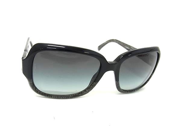 CHANEL シャネル アイウェア ココマーク サングラス 5177 c.1195/3C プラスチック ブラック系 グレー系 ユニセックス シルバー金具