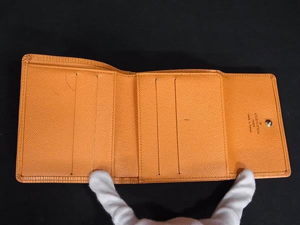 LOUIS VUITTON ルイヴィトン 二つ折り財布 ポルトモネ・ビエ・カルトクレディ M6348H マンダリン エピレザー レディース Wホック