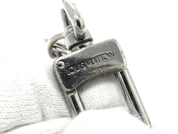 LOUIS VUITTON ルイヴィトン キーホルダー モノグラム エクリプス ポルトクレ ドラゴンヌ M61950 ブラック グレー PVC レザー メンズ キーリング シルバー金具