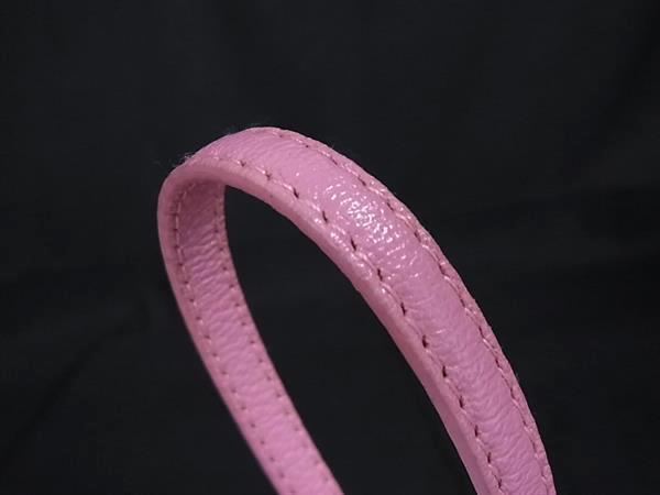 miumiu ミュウミュウ ショルダーバッグ マドラス RT0539 ピンク系 レザー レディース ポシェット 美品