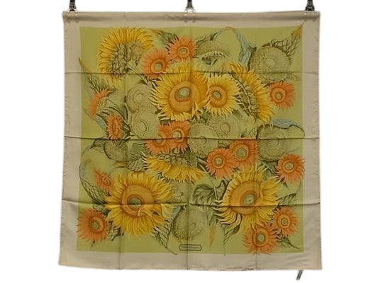 Salvatore Ferragamo フェラガモ スカーフ - - マルチカラー シルク100% レディース 総柄 大判 新品未使用展示品