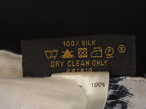 LOUIS VUITTON ルイヴィトン スカーフ - - ネイビー グレー シルク100% レディース 花柄 ひし形 新古未使用展示品