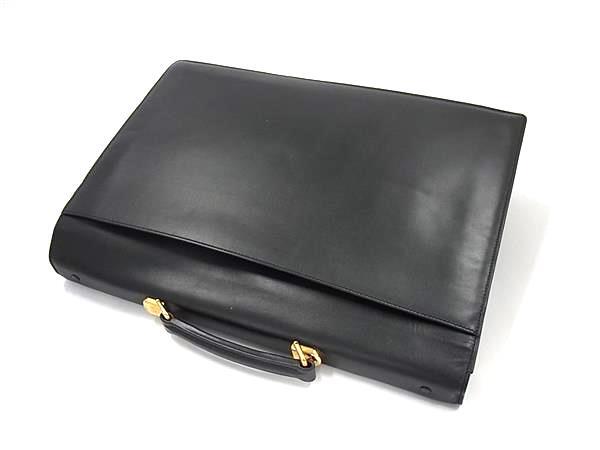 dunhill ダンヒル ビジネスバッグ コンフィデンシャル - ブラック レザー メンズ ゴールド金具