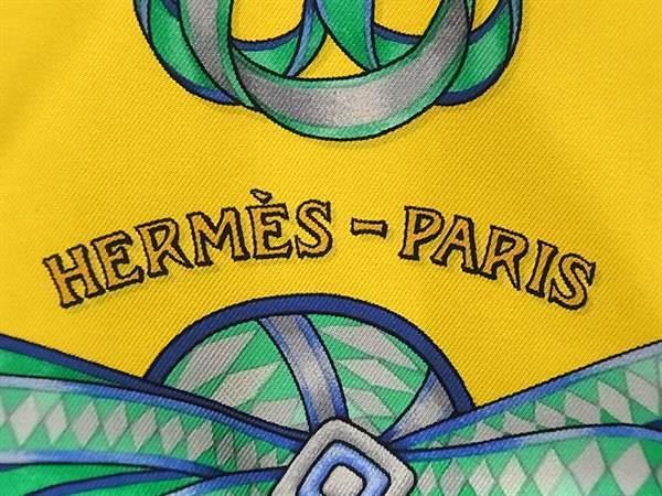 HERMES エルメス スカーフ カレ90 - マルチカラー シルク100% レディース LES RUBANS DU CHEVAL 馬のリボン飾り 大判 新品未使用展示品
