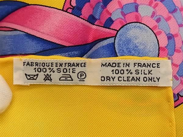 HERMES エルメス スカーフ カレ90 - マルチカラー シルク100% レディース LES RUBANS DU CHEVAL 馬のリボン飾り 大判 新品未使用展示品