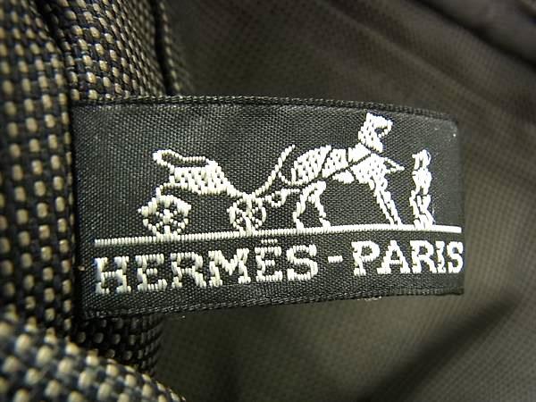 HERMES エルメス トートバッグ エールライン トートPM グレー キャンバス ユニセックス シルバー金具