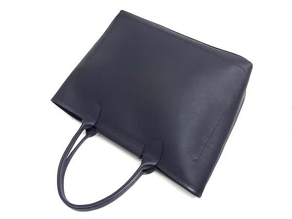 LONGCHAMP ロンシャン トートバッグ ル プリアージュ シティ L 10182 HYQ 556 ネイビー系 コーティングキャンバス カウハイドレザー レディース 美品