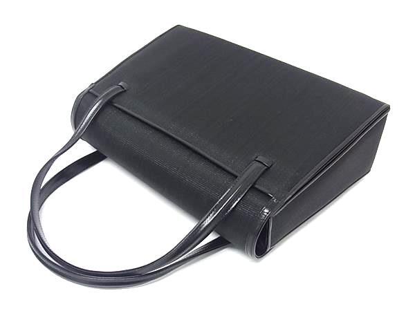 COMTESSE コンテス ハンドバッグ FLAP OVER BAG ブラック ホースヘア レザー レディース シルバー金具 美品