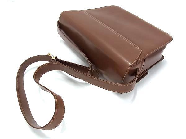 GUCCI グッチ バッグ オールドグッチ ショルダーバッグ 001 109 1314 ブラウン レザー×リザード レディース ゴールド金具 美品