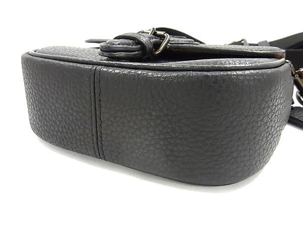 COACH コーチ ショルダーバッグ アメリア スモール サドル バッグ CP002 ブラック ソフト ペブル レザー レディース 超美品