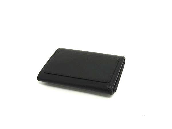 PRADA プラダ キーケース 6連 キーケース 2PG002 ブラック サフィアーノレザー ユニセックス シルバー金具