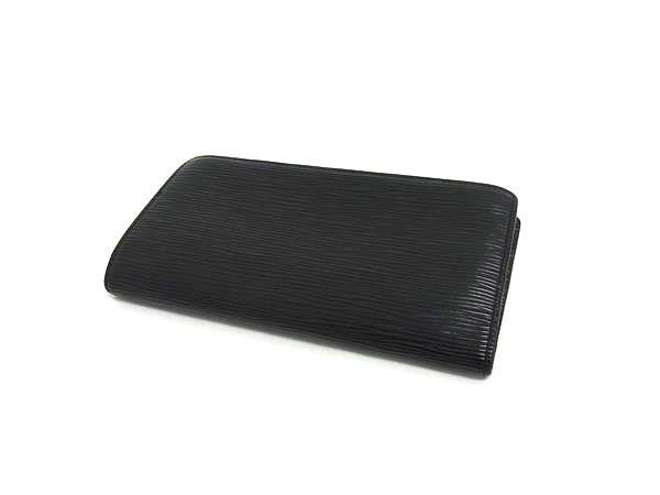 LOUIS VUITTON ルイヴィトン 長財布 エピ コンチネンタル ヴィエノワ M63252 ブラック レザー レディース がま口 ゴールド金具