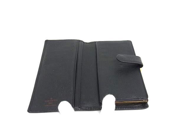 LOUIS VUITTON ルイヴィトン 長財布 エピ コンチネンタル ヴィエノワ M63252 ブラック レザー レディース がま口 ゴールド金具