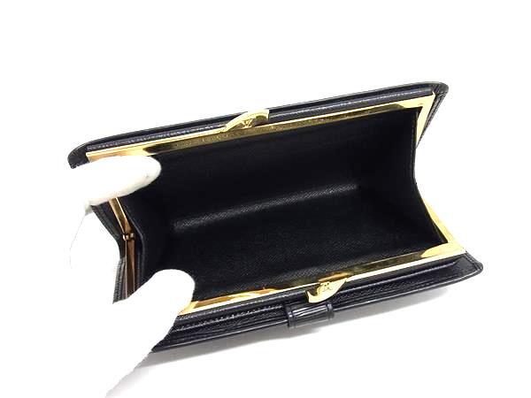 LOUIS VUITTON ルイヴィトン 長財布 エピ コンチネンタル ヴィエノワ M63252 ブラック レザー レディース がま口 ゴールド金具