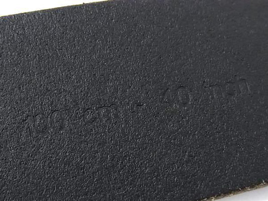 DOLCE＆GABBANA ドルチェ&ガッバーナ ベルト DG クラウンバックル ブラック レザー メンズ 王冠 エンブレム 美品