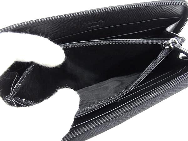 PRADA プラダ 長財布 テスート ジップアラウンドウォレット M506 ブラック ナイロン ユニセックス 超美品