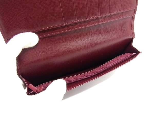 Cartier カルティエ 長財布 マスト ドゥ カルティエ ロングウォレット L3000168 ボルドー カーフレザー ユニセックス 二つ折り財布 ゴールド金具 新品未使用展示品