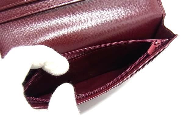 Cartier カルティエ 長財布 マスト ドゥ カルティエ ロングウォレット L3000168 ボルドー カーフレザー ユニセックス 二つ折り財布 ゴールド金具 新品未使用展示品