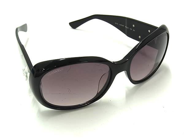 CHANEL シャネル サングラス カメリア 5113 ブラック ダークブラウングラデーション プラスチック ユニセックス