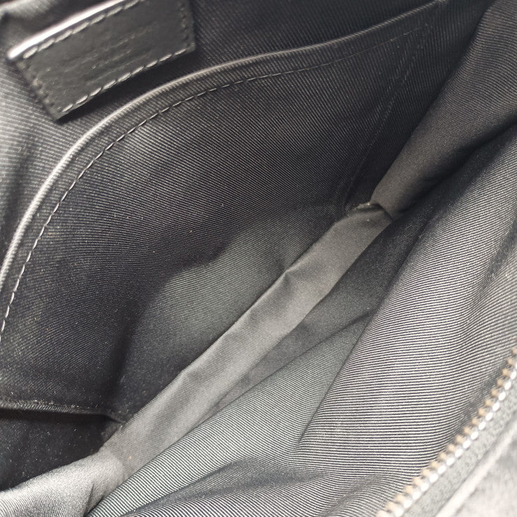 美品 LOUIS VUITTON ルイヴィトン ショルダーバッグ ポシェット ディストリクト N23355 オニキス シルバー金具 ダミエアンフィニレザー メンズ クロスボディバッグ