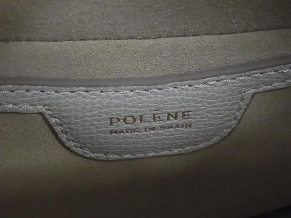 POLENE ポレーヌ ショルダーバッグ Numero Dix ヌメロ ディス - グレー系 レザー レディース 超美品