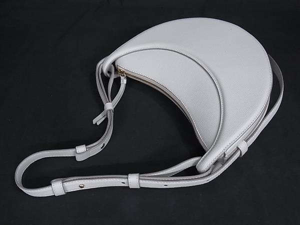 POLENE ポレーヌ ショルダーバッグ Numero Dix ヌメロ ディス - グレー系 レザー レディース 超美品