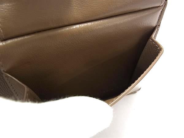 BALENCIAGA バレンシアガ 二つ折り財布 SIGNATURE SQUARE FOLDED COIN WALLET 594315 ブラウン系 PVC レザー メンズ ロゴ 美品