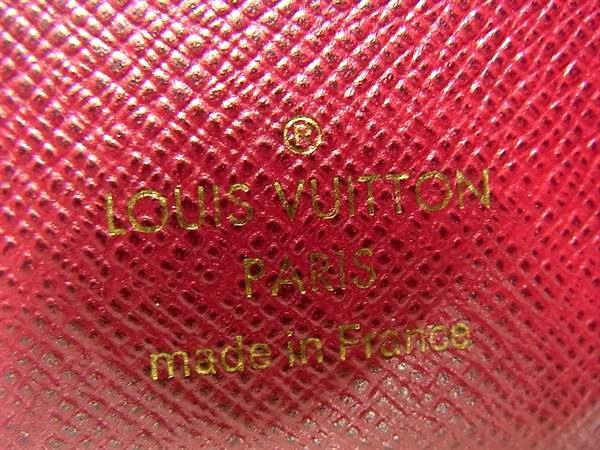 LOUIS VUITTON ルイヴィトン 三つ折り財布 モノグラム ポルトフォイユ・ゾエ M62932 ブラウン フューシャ PVC レザー レディース ゴールド金具