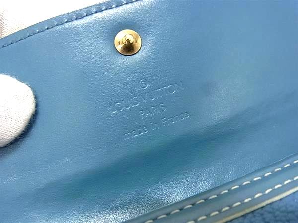 LOUIS VUITTON ルイヴィトン 長財布 スハリ ポルトトレゾール・インターナショナル M91837 ブルー系 レザー レディース