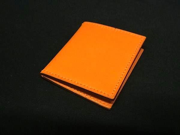HERMES エルメス 写真立て ミニ フォトフレーム - オレンジ系 レザー ユニセックス 美品