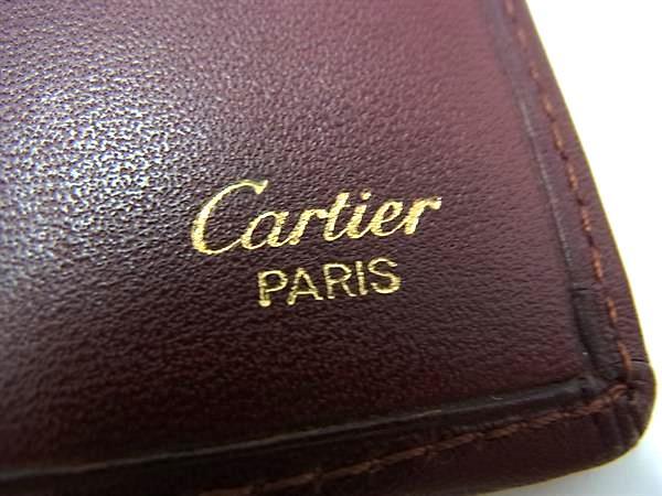 Cartier カルティエ 長財布 マストライン 長財布 - ボルドー系 レザー ユニセックス 札入れ ゴールド金具