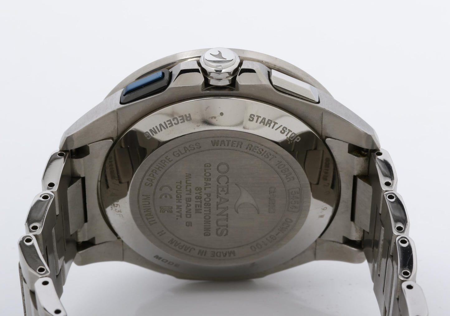 CASIO カシオ 時計 オシアナス OCWG11001AJF ブラック文字盤 チタン メンズ アナログ