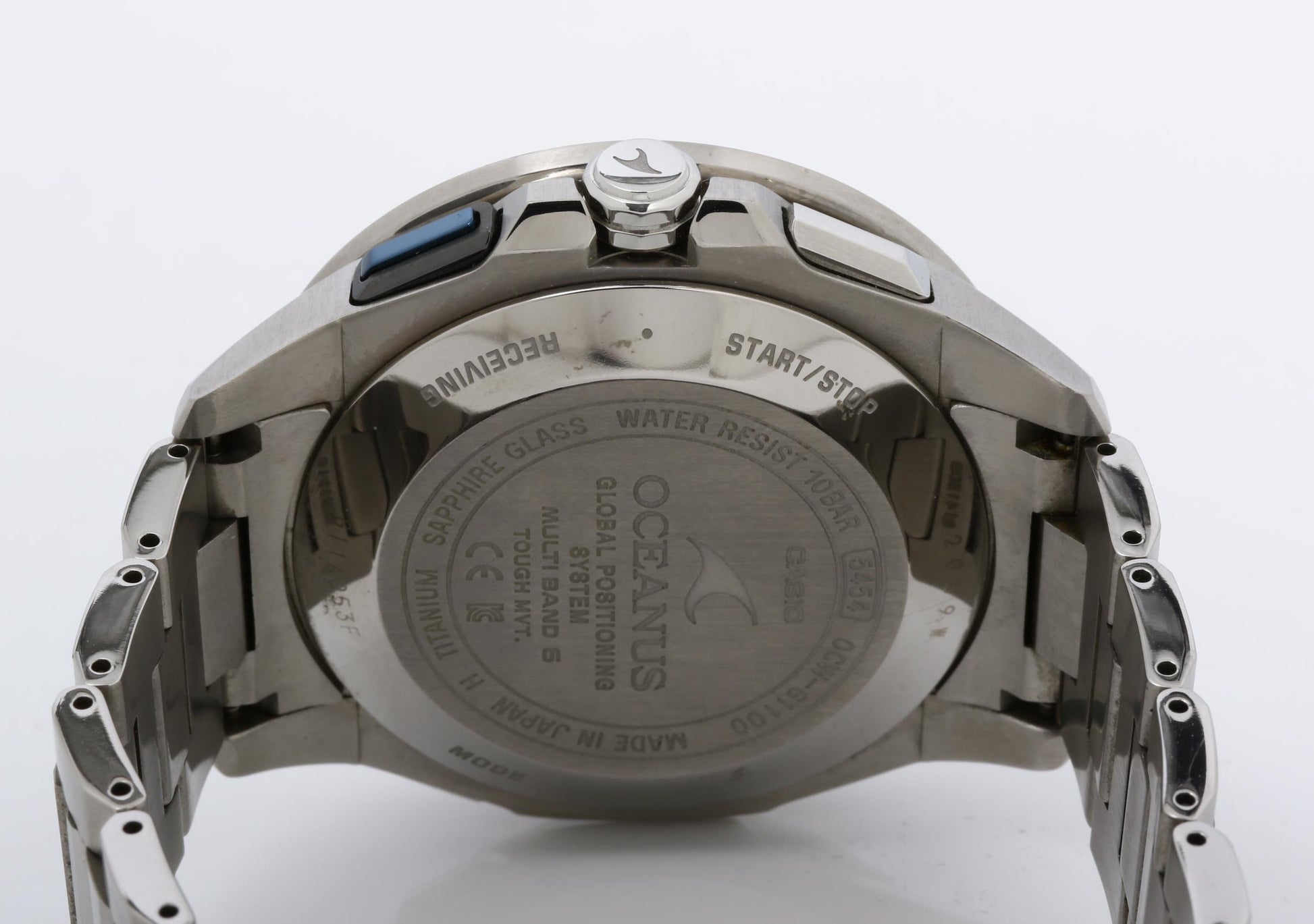 CASIO カシオ 時計 オシアナス OCWG11001AJF ブラック文字盤 チタン メンズ アナログ