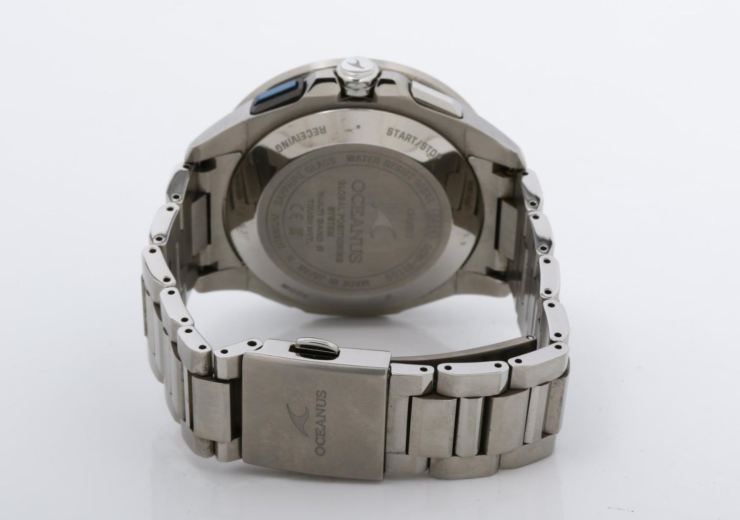 CASIO カシオ 時計 オシアナス OCWG11001AJF ブラック文字盤 チタン メンズ アナログ