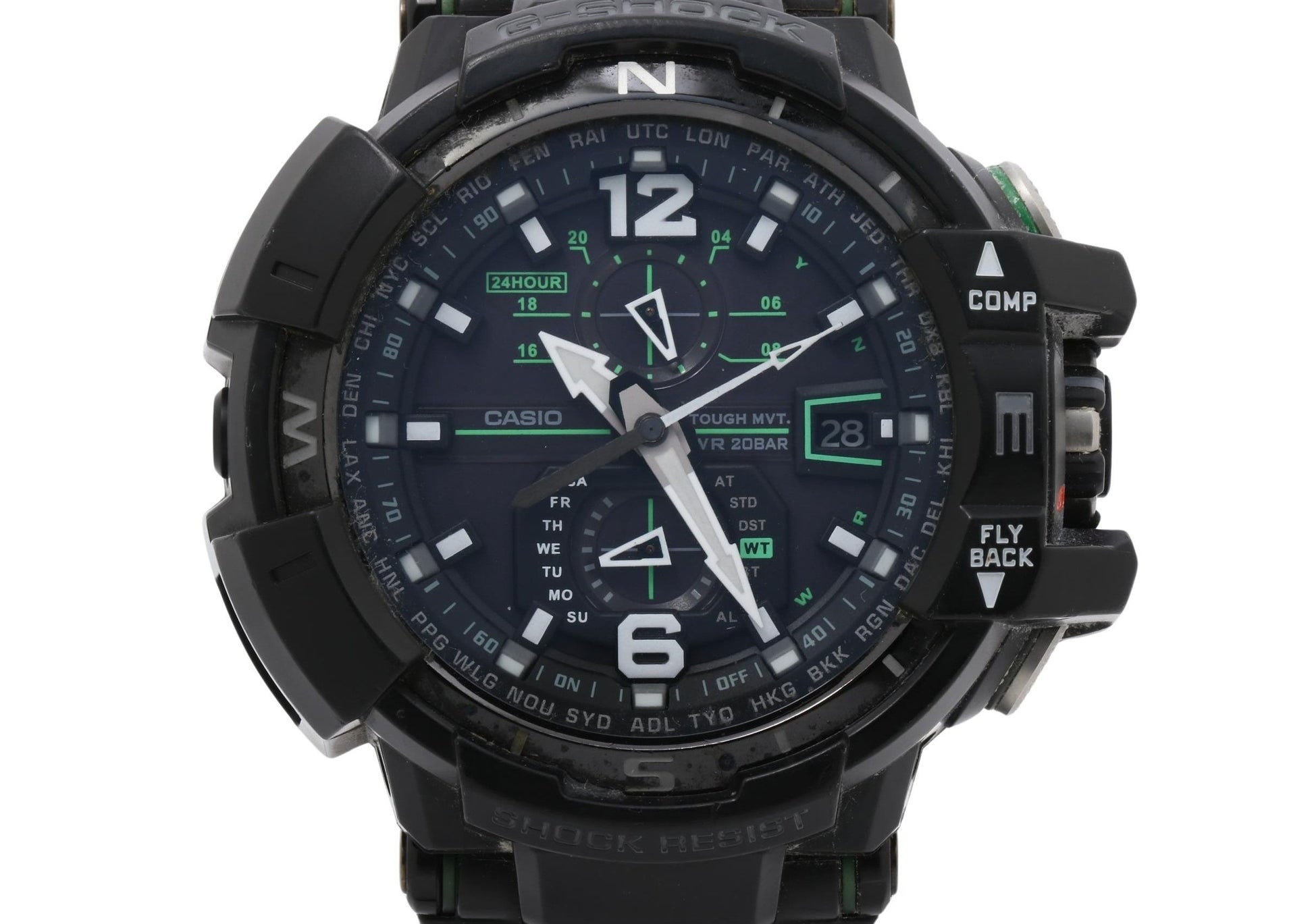 CASIO カシオ 時計 GSHOCK MASTER OF G AIR GRAVITYMASTER GWA11001A3JF ブラック 樹脂 メンズ アナログ