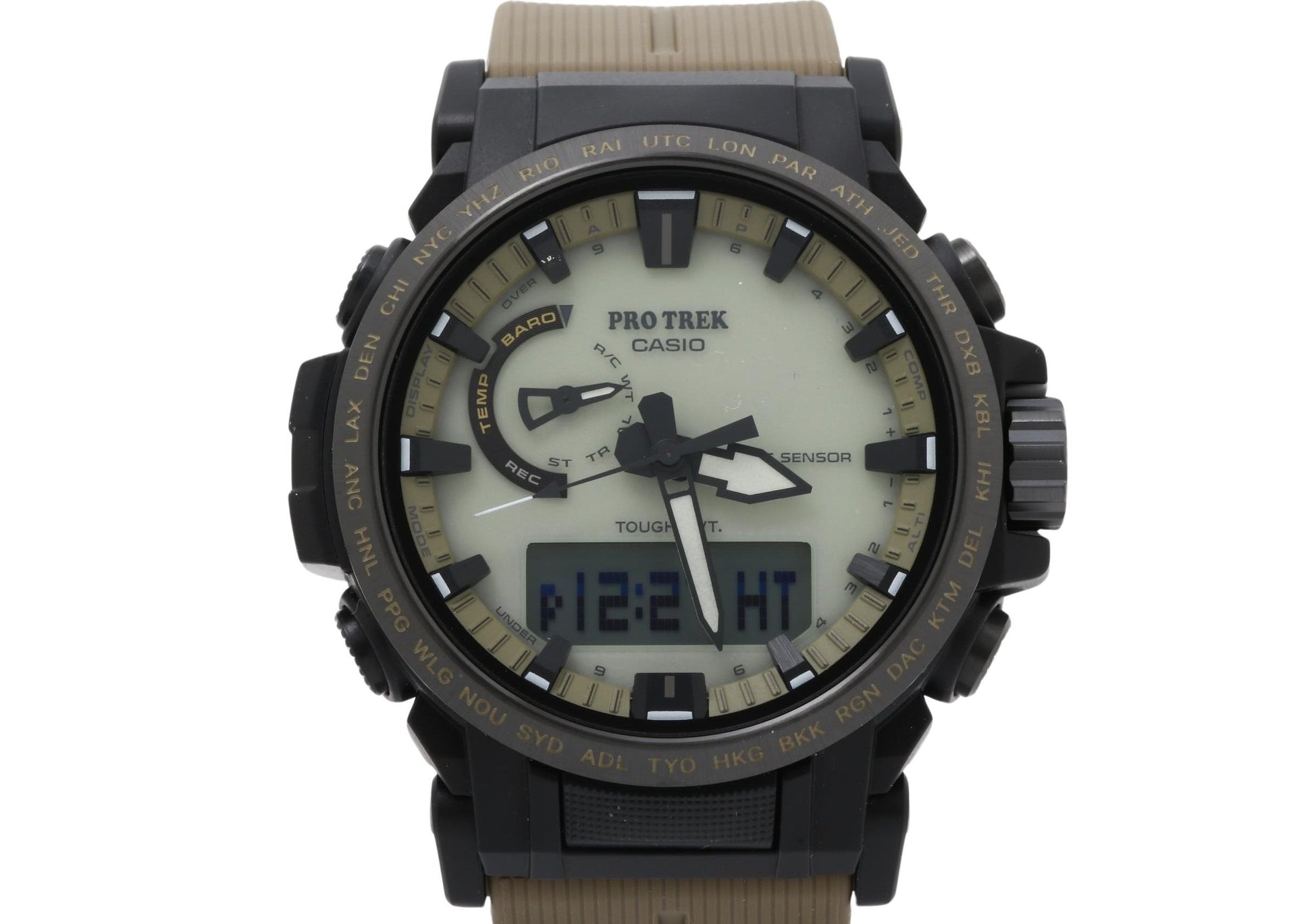 CASIO カシオ 時計 プロトレック クライマーライン PRW61LD5JF ホワイト文字盤 樹脂／ステンレススチール メンズ デジアナ 新品未使用展示品