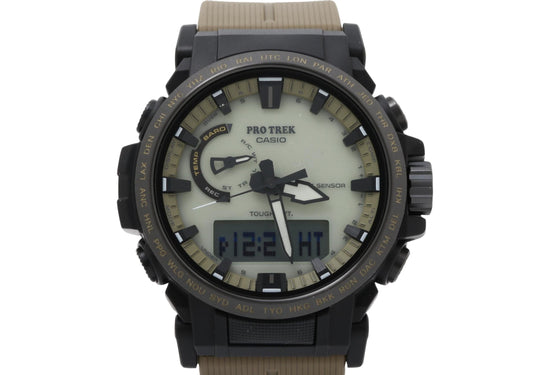 CASIO カシオ 時計 プロトレック クライマーライン PRW61LD5JF ホワイト文字盤 樹脂／ステンレススチール メンズ デジアナ 新品未使用展示品