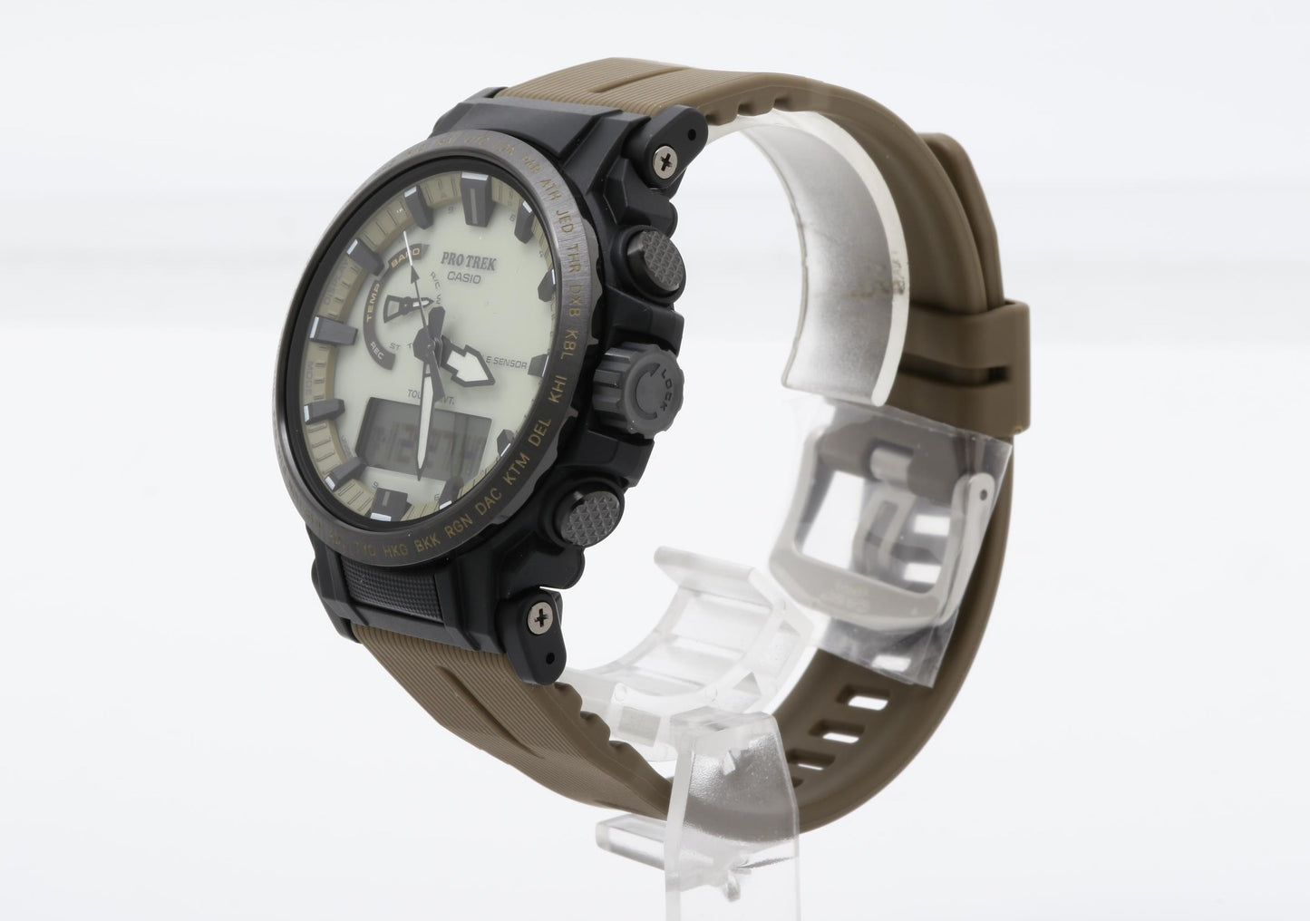 CASIO カシオ 時計 プロトレック クライマーライン PRW61LD5JF ホワイト文字盤 樹脂／ステンレススチール メンズ デジアナ 新品未使用展示品