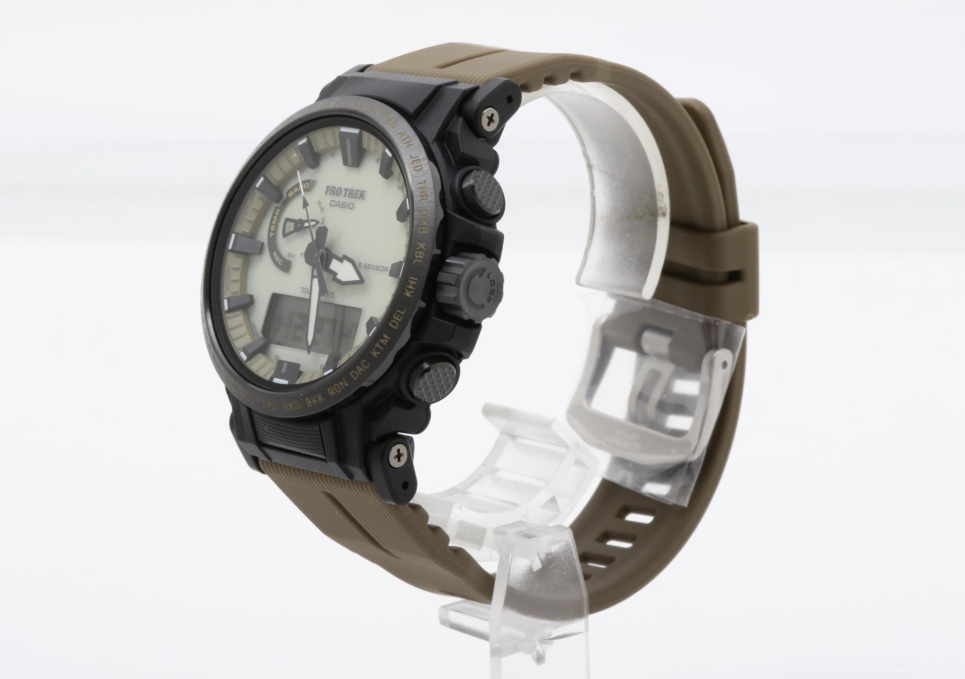 CASIO カシオ 時計 プロトレック クライマーライン PRW61LD5JF ホワイト文字盤 樹脂／ステンレススチール メンズ デジアナ 新品未使用展示品