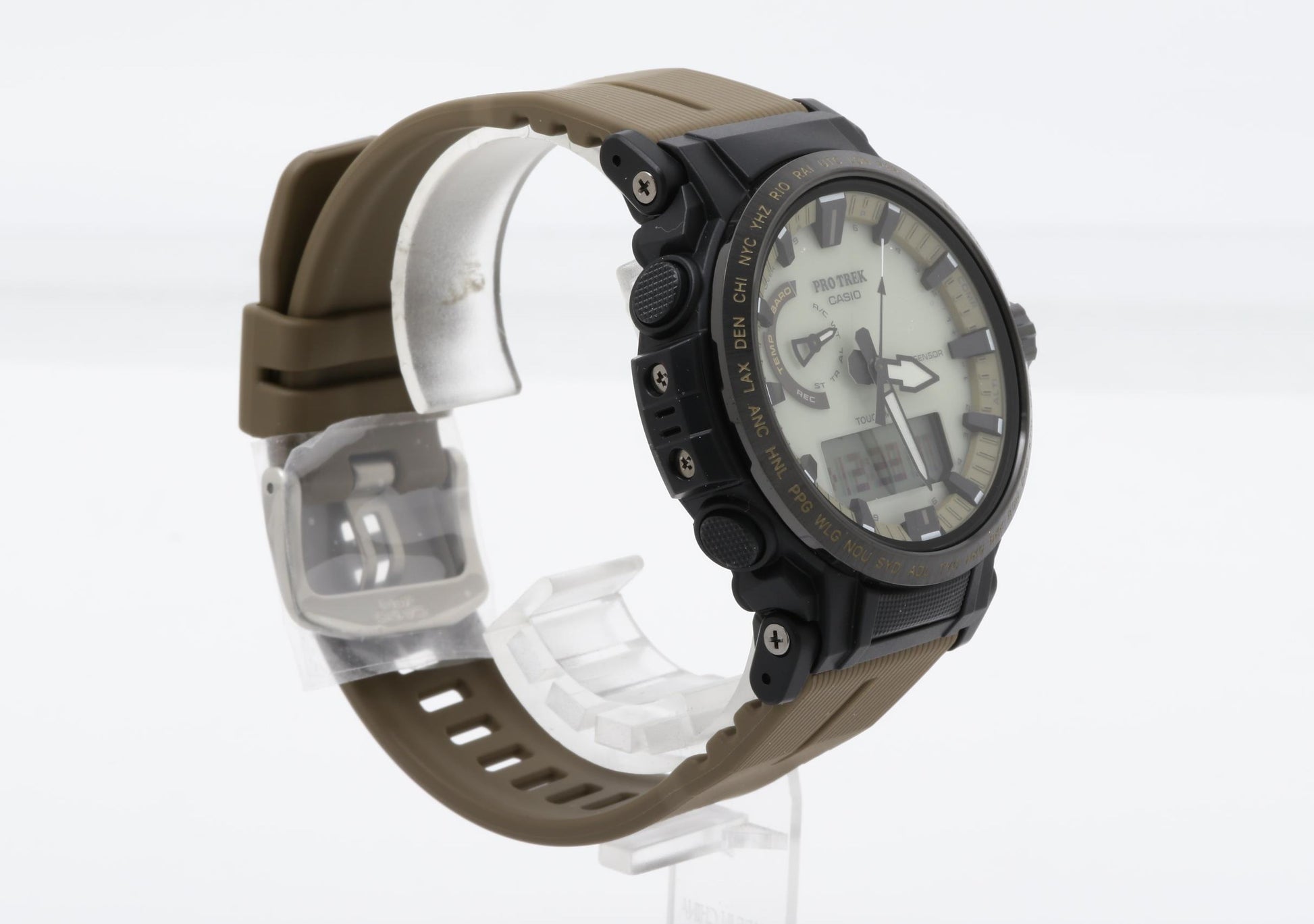 CASIO カシオ 時計 プロトレック クライマーライン PRW61LD5JF ホワイト文字盤 樹脂／ステンレススチール メンズ デジアナ 新品未使用展示品