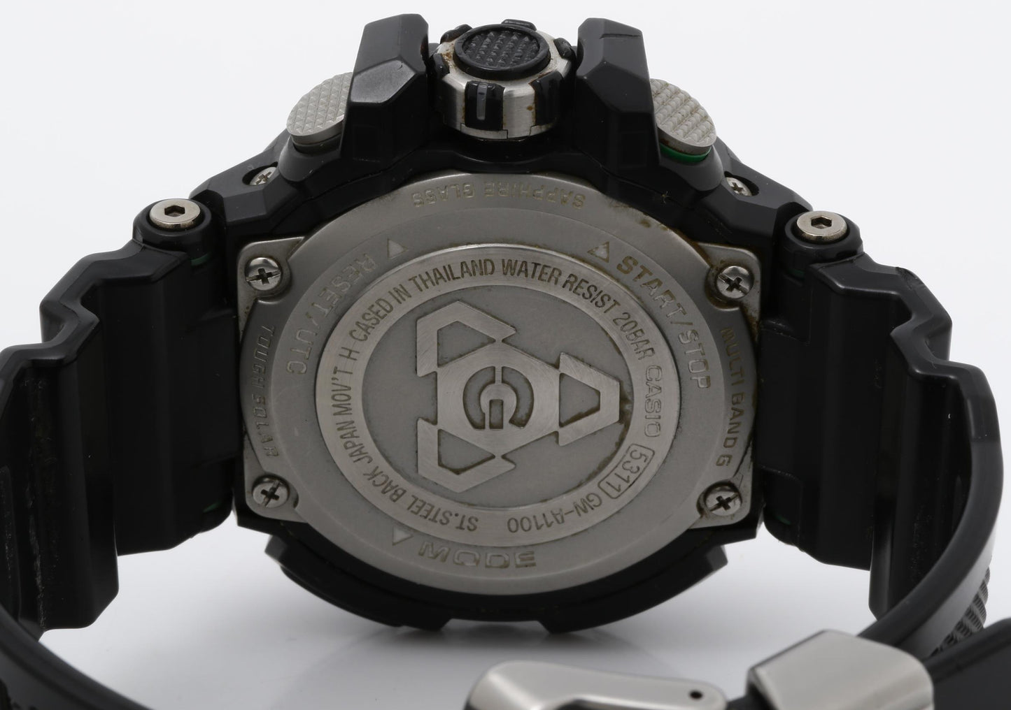 CASIO カシオ 時計 GSHOCK MASTER OF G AIR GRAVITYMASTER GWA11001A3JF ブラック 樹脂 メンズ アナログ